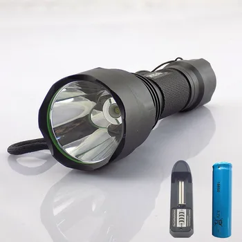 XML-Q5 LED Flashlight hunting Torch light 1600 lumens Protable linternas flash light tactical lamps +18650 battery+ charger
XML-Q5 LED Flashlight hunting Torch light 1600 lumens Protable linternas flash light tactical lamps +18650 battery+ charger