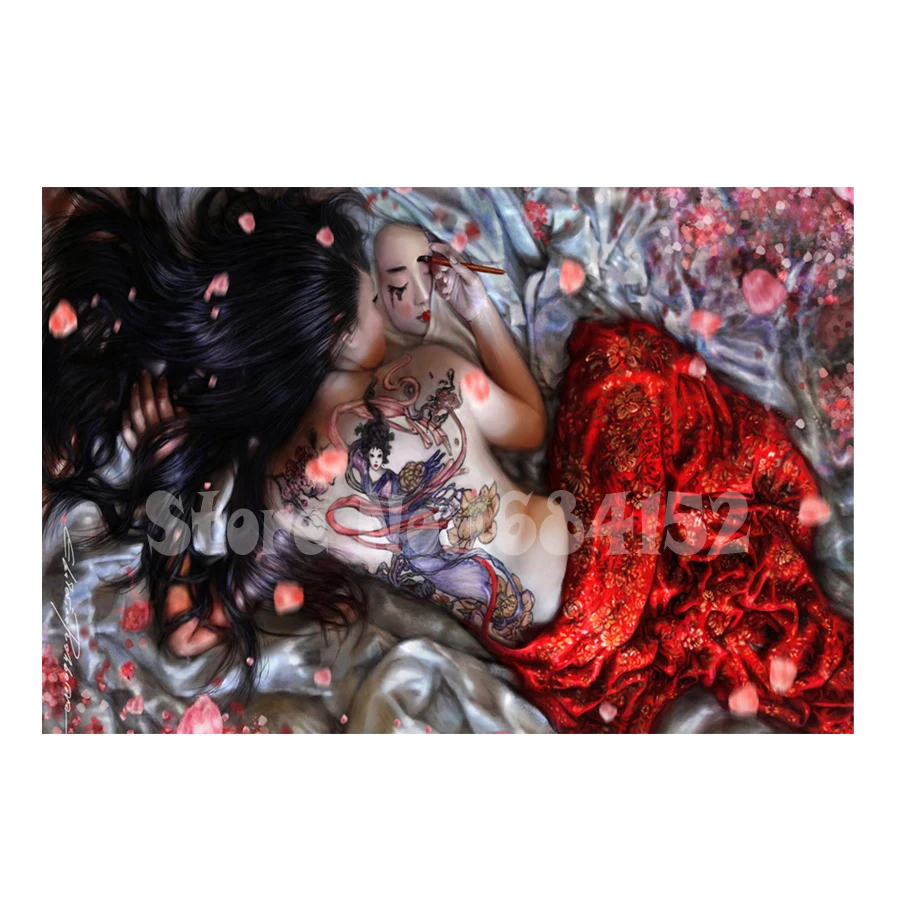 Full Square 5D DIY Diamond Painting Japanese woman Kabuki 3d Diamond Embroidery Cross Stitch diamond Mosaic Sticker decor B598
Full Square 5D DIY Diamond Painting Japanese woman Kabuki 3d Diamond Embroidery Cross Stitch diamond Mosaic Sticker decor B598