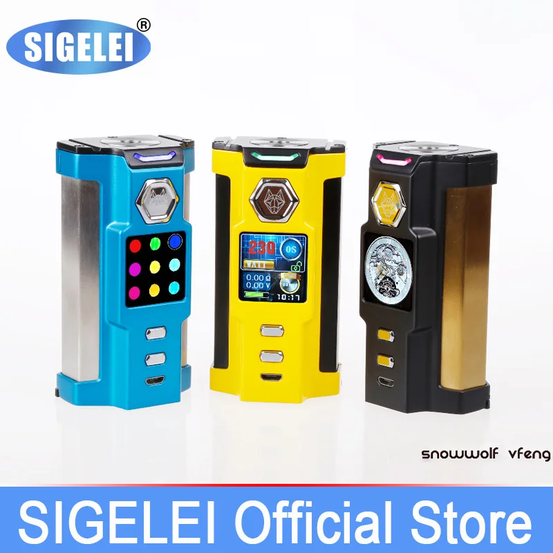 Snowwolf Vfeng мод от оригинального SIGELEI супер мощность 10 Вт-230 Вт | Электроника