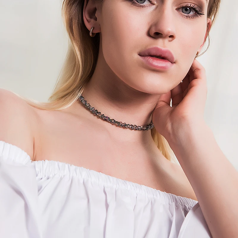 Shuangsheng Best lady Fashion Choker Crystal Irregular Shaped Crystal Collars Choker Statement Necklaces Women's bohemia Jewelry
Shuangsheng Best lady Fashion Choker Crystal Irregular Shaped Crystal Collars Choker Statement Necklaces Women's bohemia Jewelry