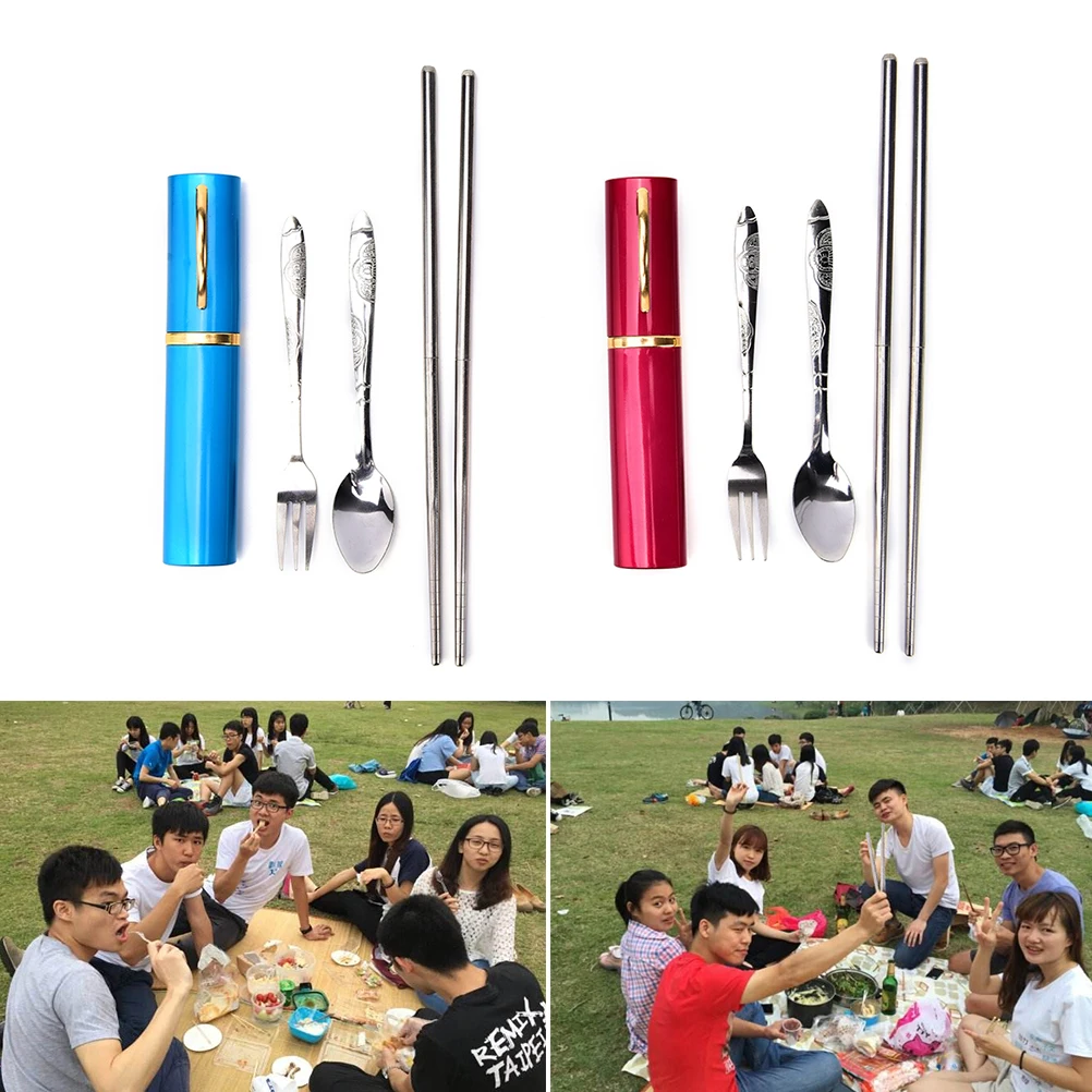 Portable Stainless Steel Folding Fork Knife Tableware for Outdoor Camping Picnic Travel Set
Portable Stainless Steel Folding Fork Knife Tableware for Outdoor Camping Picnic Travel Set
