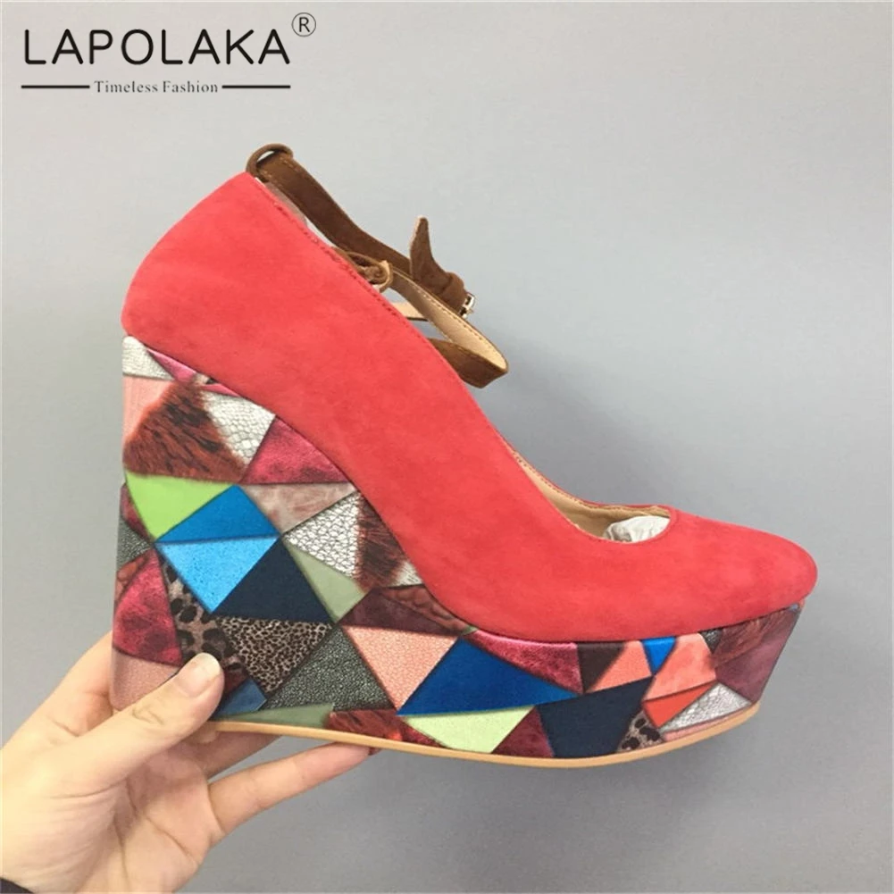 Lapolaka Brand Design Big Size 47 Sexy Platform Women Wedges Shoes Pumps Women Sexy Summer Party High Heels Shoes Woman Heeled
Lapolaka Brand Design Big Size 47 Sexy Platform Women Wedges Shoes Pumps Women Sexy Summer Party High Heels Shoes Woman Heeled
