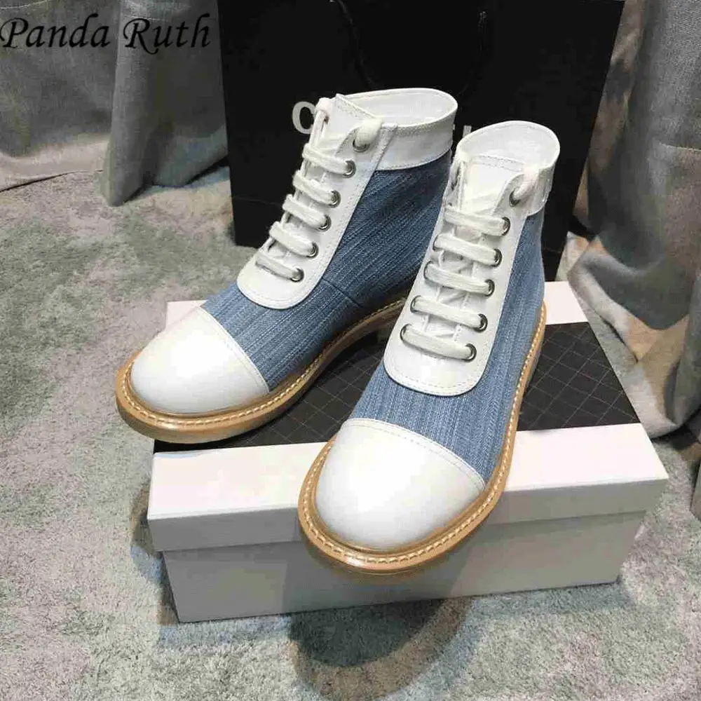 Panda Ruth 2019 New Shoes Women Fashion Lace-up Genuine Leather Boots For Women Casual Non-Slip Wearproof zapatos de mujer
Panda Ruth 2019 New Shoes Women Fashion Lace-up Genuine Leather Boots For Women Casual Non-Slip Wearproof zapatos de mujer