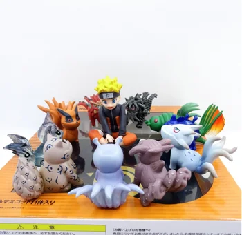 11pcs Naruto Figurine set toy Action Figure Uzumaki Naruto and Tailed Beasts Kyuubi Hachimata Scene Figura Model for girls boys
11pcs Naruto Figurine set toy Action Figure Uzumaki Naruto and Tailed Beasts Kyuubi Hachimata Scene Figura Model for girls boys