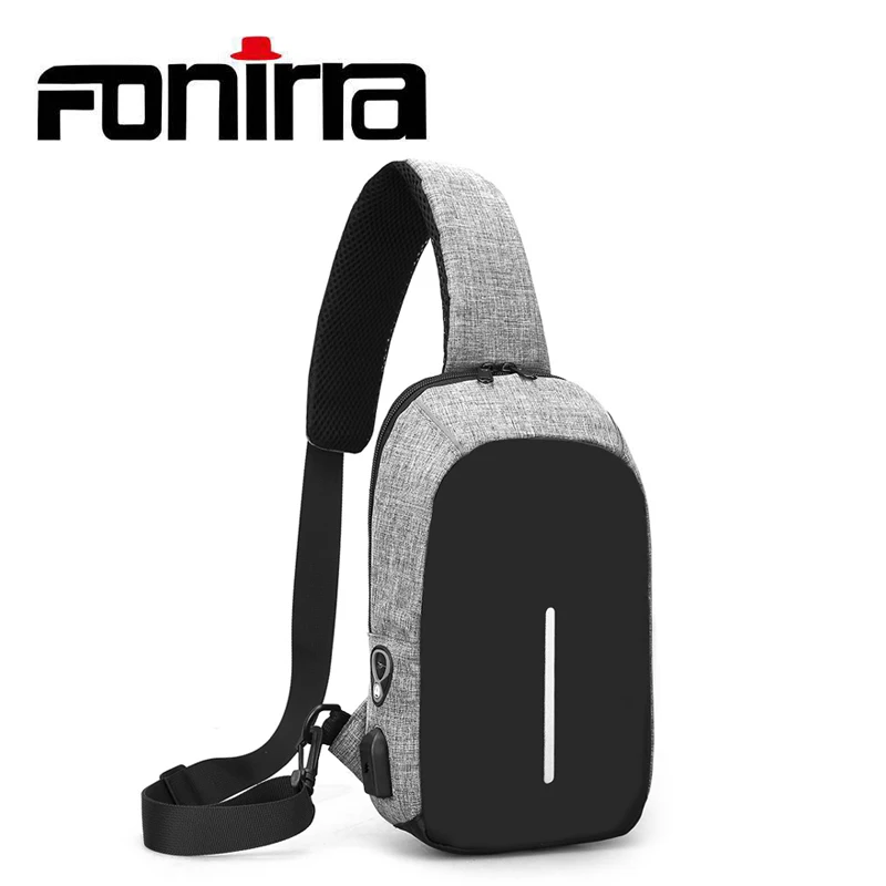 FONIRRA Men USB Design Anti Theft Chest Bag Male Waterproof Short Trip Mobile Phone Bag Shoulder Messenger Crossbody Bags 02
FONIRRA Men USB Design Anti Theft Chest Bag Male Waterproof Short Trip Mobile Phone Bag Shoulder Messenger Crossbody Bags 02