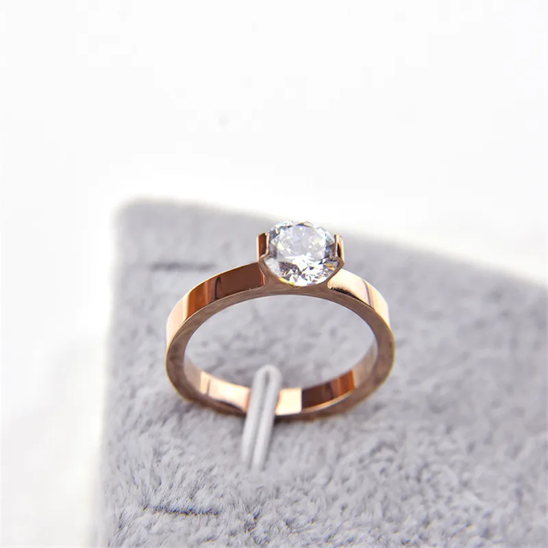 Martick 316L Stainless Steel Rose Gold Ring With Crystal Fashion Jewelry For Women Size 4-10 R13
Martick 316L Stainless Steel Rose Gold Ring With Crystal Fashion Jewelry For Women Size 4-10 R13