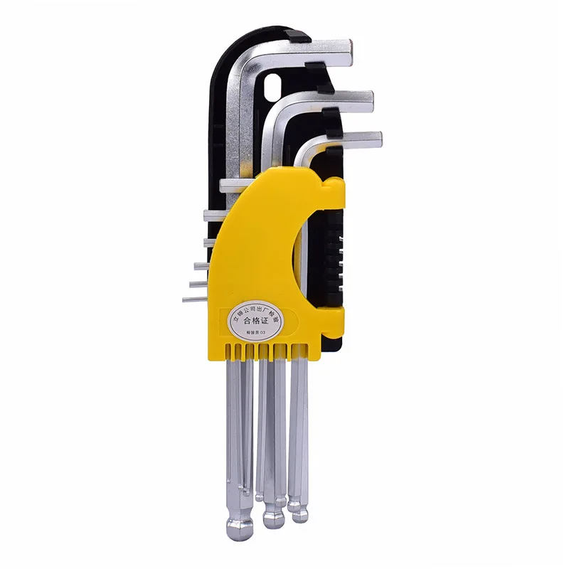 9pcs/set 1.5mm-10mm Hexagon Hex Allen Key Set Wrench Cycling Repair Tool Kit D23 Dropship spanner Suit Repair Bicycle Hand tool
9pcs/set 1.5mm-10mm Hexagon Hex Allen Key Set Wrench Cycling Repair Tool Kit D23 Dropship spanner Suit Repair Bicycle Hand tool
