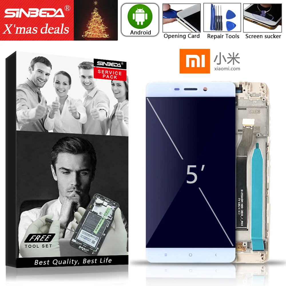 Standard Edition 2GB RAM 5.0" For XIAOMI Redmi 4 LCD Display Touch Screen With Frame Digitizer For MI Redmi 4 Display For Redmi4
Standard Edition 2GB RAM 5.0" For XIAOMI Redmi 4 LCD Display Touch Screen With Frame Digitizer For MI Redmi 4 Display For Redmi4