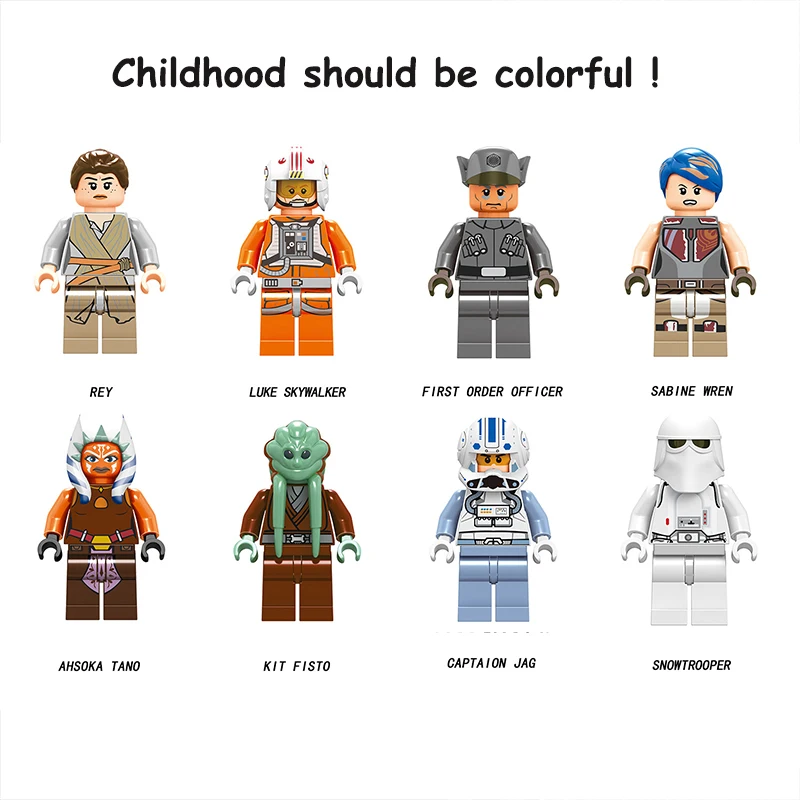 Legoings Star wars Rey Sabine wren Ahsoka tano Kit fisto snowtrooper legoing model building kits blocks toys star wars FigureS
Legoings Star wars Rey Sabine wren Ahsoka tano Kit fisto snowtrooper legoing model building kits blocks toys star wars FigureS