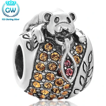 Sterling Silver Bear Charms Bracelets Silver European Bangle Animal Bracelet Jewelry Findings & Comonents GW Brand X387
Sterling Silver Bear Charms Bracelets Silver European Bangle Animal Bracelet Jewelry Findings & Comonents GW Brand X387