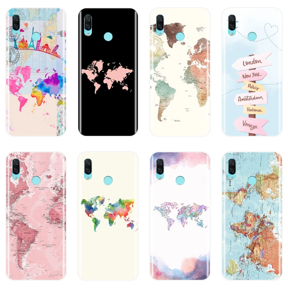 World Map Travel Silicone Phone Case For Huawei Nova 2i 2 Lite Plus 3 3I 3E Soft Back Cover For Huawei Nova Smart Lite 2017 Case
World Map Travel Silicone Phone Case For Huawei Nova 2i 2 Lite Plus 3 3I 3E Soft Back Cover For Huawei Nova Smart Lite 2017 Case