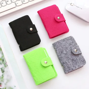 1 Pcs Vintage Candy Color Credit Card Holder/Case Wallet Business Card Package Wool Felt Bag Stationery Holder Organizers
1 Pcs Vintage Candy Color Credit Card Holder/Case Wallet Business Card Package Wool Felt Bag Stationery Holder Organizers