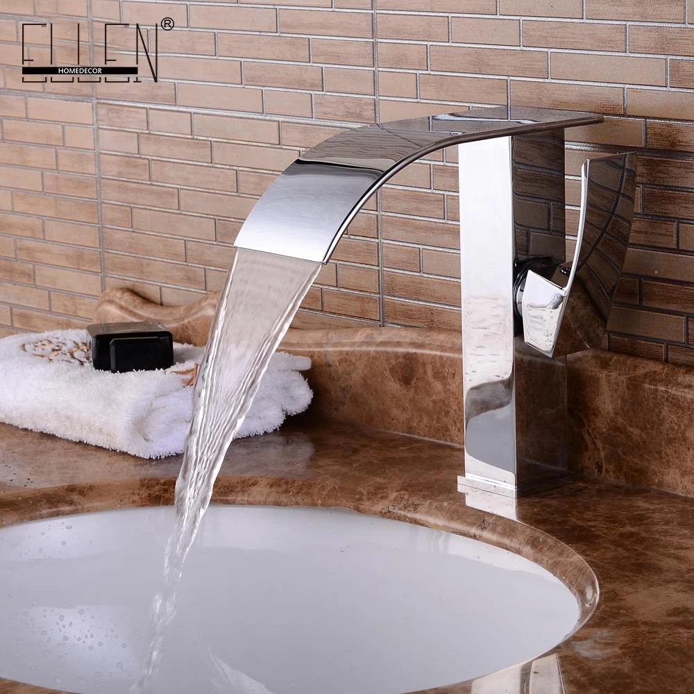 Waterfall Bathroom Sink Faucet Water Tap Mixer Cold and Hot Single Handle Solid Copper Chrome Finished Bath Mixers Square Taps
Waterfall Bathroom Sink Faucet Water Tap Mixer Cold and Hot Single Handle Solid Copper Chrome Finished Bath Mixers Square Taps