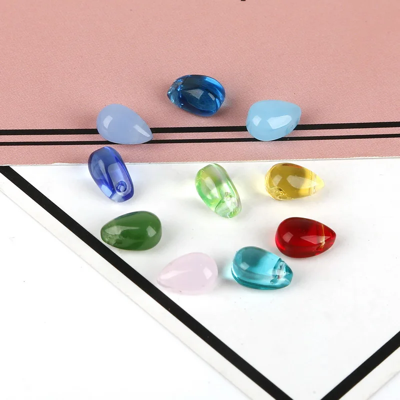 14 Colors 5pcs 9x6mm Czech Water Droplet Glass Crystal Beads Waterdrop Charm Pendant DIY Craft Bracelet Earrings Accessories
14 Colors 5pcs 9x6mm Czech Water Droplet Glass Crystal Beads Waterdrop Charm Pendant DIY Craft Bracelet Earrings Accessories