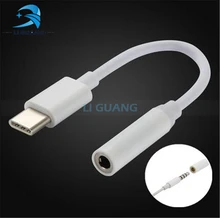 Type-C Cable To Audio Port Adapter 3.5mm Earphones Headphones Connector Type C For Letv Le 2 / Pro / Letv Max2 Mobile phones