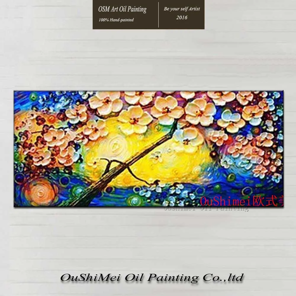 Hand Painted Abstract Style Oil Painting of Colorful Flowering Tree On Canvas Handmade Modern Palette Knife Art Canvas Paintings
Hand Painted Abstract Style Oil Painting of Colorful Flowering Tree On Canvas Handmade Modern Palette Knife Art Canvas Paintings