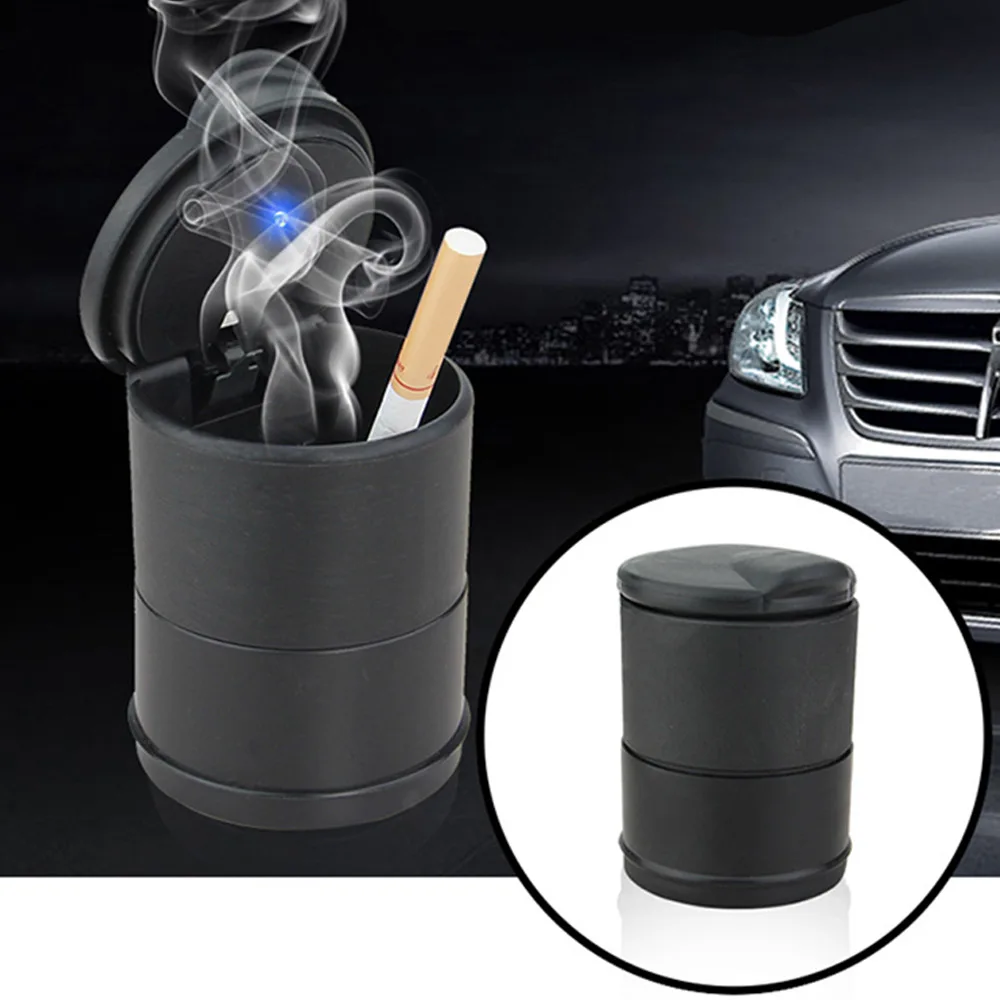 Auto Ash Tray Car Ashtray Truck Cigarette Ash Holder with LED Light Smoke Cup Holder Storage Cup Auto Accessories Ashtray Black
Auto Ash Tray Car Ashtray Truck Cigarette Ash Holder with LED Light Smoke Cup Holder Storage Cup Auto Accessories Ashtray Black