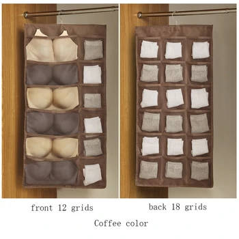 Clear Hanging Bag Socks Bra Underwear Storage Pockets Rack Hanger Wardrobe Organizer Closet Home Cabinet
Clear Hanging Bag Socks Bra Underwear Storage Pockets Rack Hanger Wardrobe Organizer Closet Home Cabinet