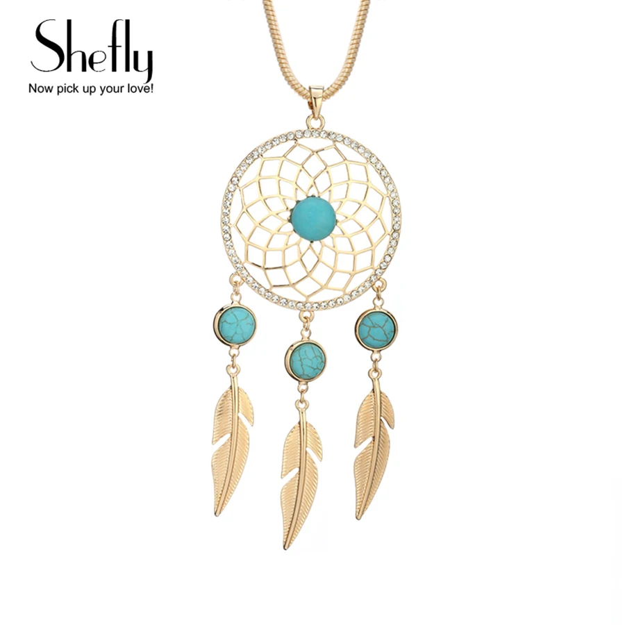 Dream Catcher Pendentif Vintage Gold Color Necklaces & Pendants For Women Dreamcatcher Necklace Girl Halloween Jewelry Gift
Dream Catcher Pendentif Vintage Gold Color Necklaces & Pendants For Women Dreamcatcher Necklace Girl Halloween Jewelry Gift