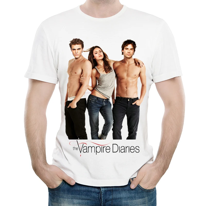 Vampire Diaries T Shirt White Color Mens Fashion Short Sleeve Vampire Diaries Wallpaper T-shirt Tops Tees tshirt Casual T-shirt
Vampire Diaries T Shirt White Color Mens Fashion Short Sleeve Vampire Diaries Wallpaper T-shirt Tops Tees tshirt Casual T-shirt
