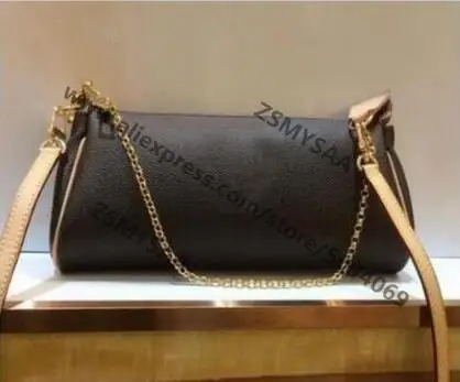 Free shipping Fashion woman bag Genuine Leather Handbag eva Pochette Women Shoulder chain Bag