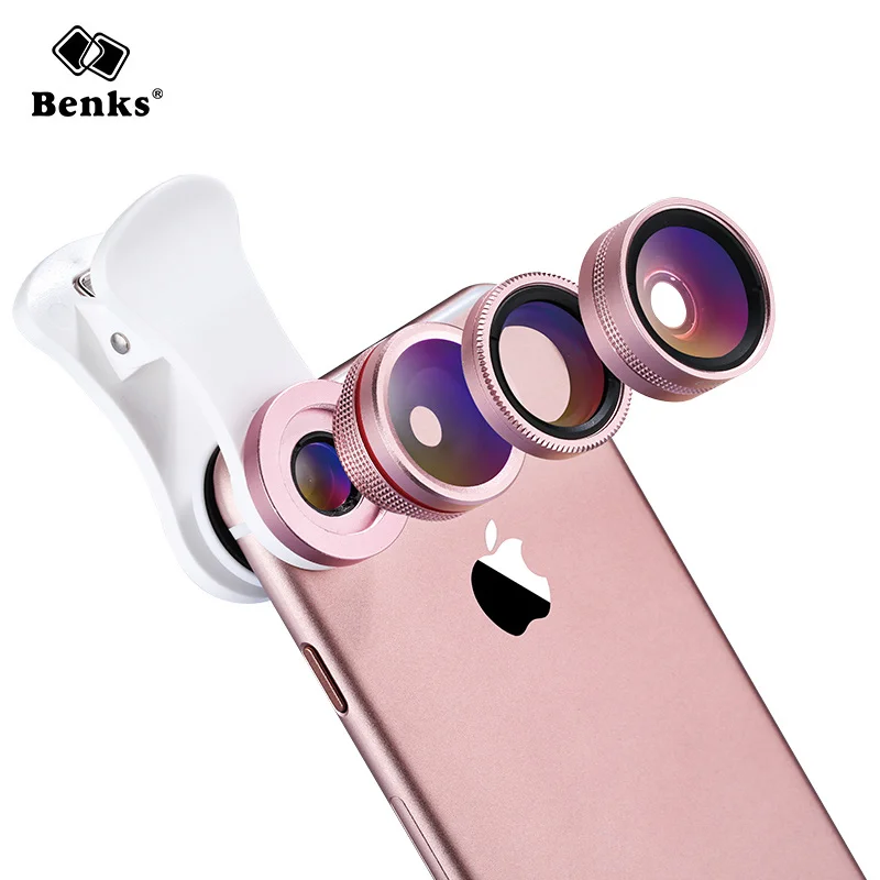 Benks 4 in 1 Wide angle Macro Polariscope Fish eye Clip font b Lens b font
