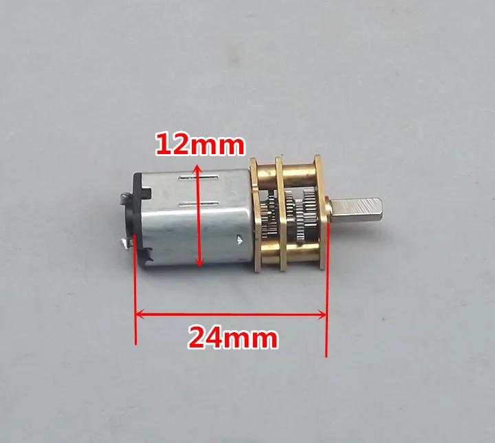 N20 miniature geared motor DC3V-6V DC motor Pure steel metal gear reduction
N20 miniature geared motor DC3V-6V DC motor Pure steel metal gear reduction