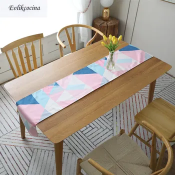 Free Shipping Pink Blue Big Triangle Table Runner Decoracion Mesa Hogar Cotton Linen Chemin De Table Tafelloper For Party Decor
Free Shipping Pink Blue Big Triangle Table Runner Decoracion Mesa Hogar Cotton Linen Chemin De Table Tafelloper For Party Decor
