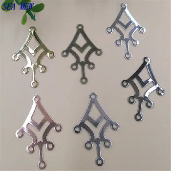 50 PCS 36*23mm Multihole 4 Colors Filigree Metal Sheet Copper Hollow Out Laminate Connectors Findings For Jewelry Making
50 PCS 36*23mm Multihole 4 Colors Filigree Metal Sheet Copper Hollow Out Laminate Connectors Findings For Jewelry Making