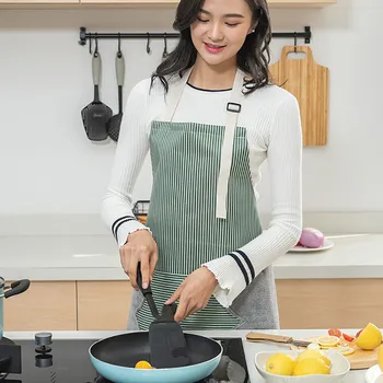 Hot Waterproof Strip Kitchen Apron Cooking Adjustable High-grade Wipe Hands Pocket Pinafore Cooking Baking Restaurant Pinafore
Hot Waterproof Strip Kitchen Apron Cooking Adjustable High-grade Wipe Hands Pocket Pinafore Cooking Baking Restaurant Pinafore
