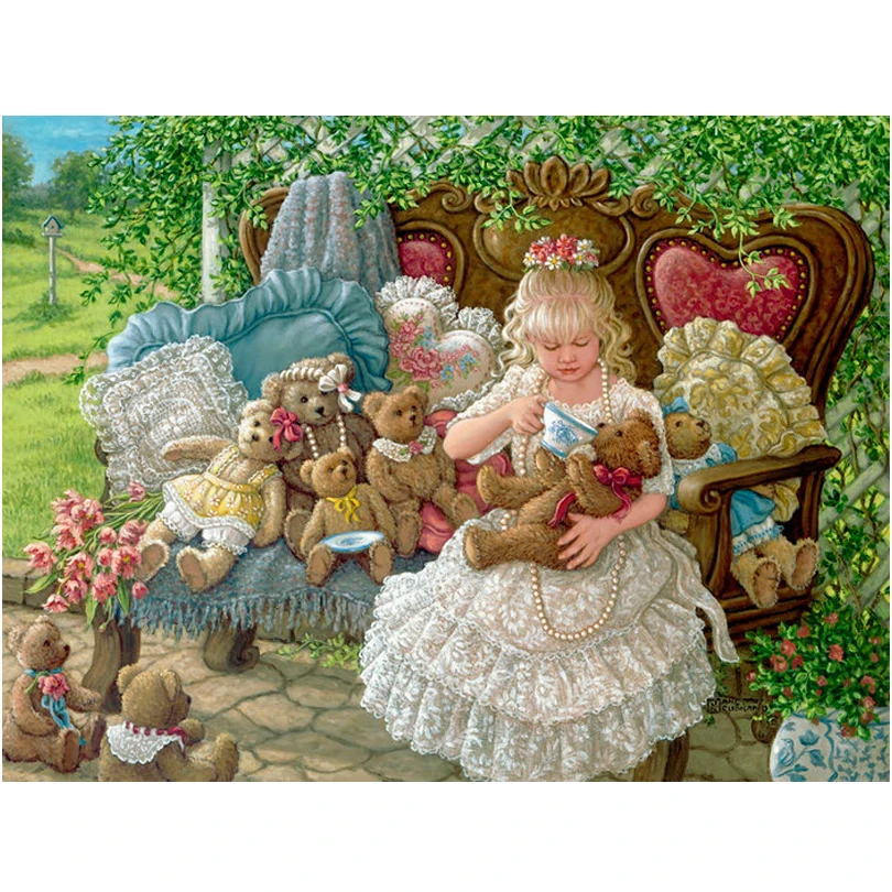 Full Square Diamond 5D DIY Diamond Painting Girl Teddy Bear,diamond Embroidery Cross Stitch Rhinestone Mosaic decor JS1610
Full Square Diamond 5D DIY Diamond Painting Girl Teddy Bear,diamond Embroidery Cross Stitch Rhinestone Mosaic decor JS1610