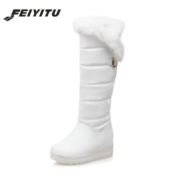 feiyitu fashion winter new arrive women boots black white snow boots height increasing Keep warm comfortable knee high boots
feiyitu fashion winter new arrive women boots black white snow boots height increasing Keep warm comfortable knee high boots