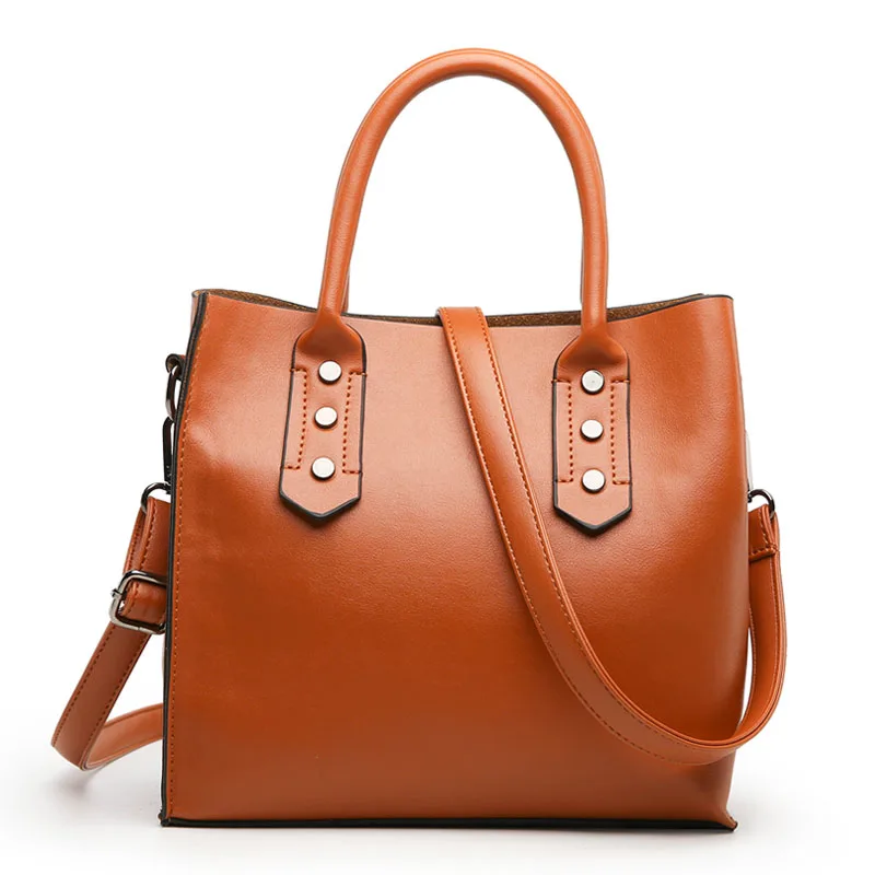 2019 New Women Bag Rivet Handle Soft Zipper Wear Bottom Female Messenger Bags Casual Handbags Bolsos Mujer | Багаж и сумки