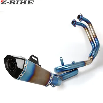 Motorcycle Exhaust Pipe Muffler pipe Titanium Alloy Scooter Modified Muffler for YAMAHA YZF-R3 2014-2016 YZF R3 YZFR3
Motorcycle Exhaust Pipe Muffler pipe Titanium Alloy Scooter Modified Muffler for YAMAHA YZF-R3 2014-2016 YZF R3 YZFR3