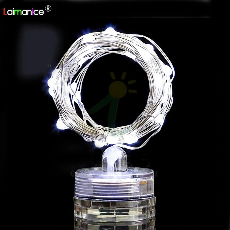 Submersibe Silver Wire string light 2M 20 LEDs Waterproof floral Bottle Vase Starry ribbon home garden christmas decoration Lamp
Submersibe Silver Wire string light 2M 20 LEDs Waterproof floral Bottle Vase Starry ribbon home garden christmas decoration Lamp