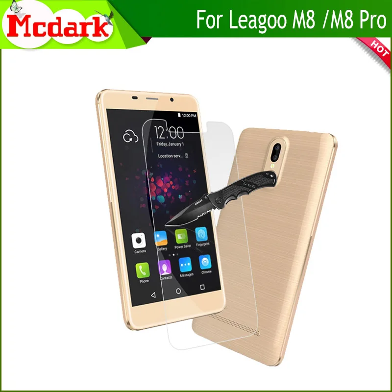 Mcdark 2.5D 9H закаленное стекло для Leagoo M8 защита экрана 5 7 дюймов Pro телефона защитная