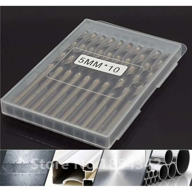 10pcs Set 5MM Cobalt High Speed Steel Twist Drill Hole M35 Stainless Steel Tool Set The Whole Ground Metal Reamer Tools
10pcs Set 5MM Cobalt High Speed Steel Twist Drill Hole M35 Stainless Steel Tool Set The Whole Ground Metal Reamer Tools