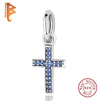 925 Sterling Silver Blue Clear CZ Symbol Of Faith Cross Dangle Charm Beads Fit Original Bracelet DIY Authentic Silver Jewelry
925 Sterling Silver Blue Clear CZ Symbol Of Faith Cross Dangle Charm Beads Fit Original Bracelet DIY Authentic Silver Jewelry