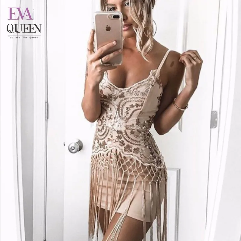 Tobinoone 2017 New Summer Tassel Dress Women Sexy Women Evening Party Dress Backless Sequins Elegant Lady Dresses Vestidos
Tobinoone 2017 New Summer Tassel Dress Women Sexy Women Evening Party Dress Backless Sequins Elegant Lady Dresses Vestidos