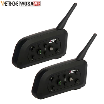 VNETPHONE V6 6 Riders Intercom Helmet Bluetooth Headset Ski Motorcycle Comunicador Capacete Headphone Speaker for IP65 MP3 GPS
VNETPHONE V6 6 Riders Intercom Helmet Bluetooth Headset Ski Motorcycle Comunicador Capacete Headphone Speaker for IP65 MP3 GPS