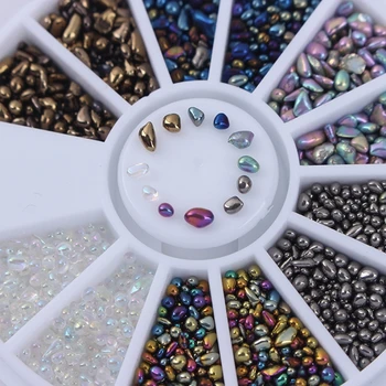 1 Wheel Mix Colors Rhinestones Wheel Stones For Nails Small Irregular Beads Manicure 3D Nail Art Decoration In Wheel Accessories
1 Wheel Mix Colors Rhinestones Wheel Stones For Nails Small Irregular Beads Manicure 3D Nail Art Decoration In Wheel Accessories