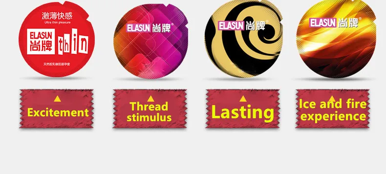 24 Pcs 8 Types Ultra thin Ice and Fire Dotted Natural Latex Double Lubricated Condoms Sex Toys For Men 5