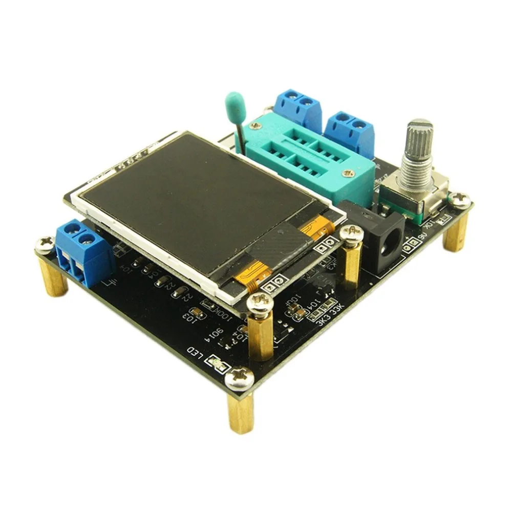 Component Digital LCD GM328A Transistor Tester Meter Graphic Transistor Tester Diode Capacitance ESR Voltage Frequency Meter
Component Digital LCD GM328A Transistor Tester Meter Graphic Transistor Tester Diode Capacitance ESR Voltage Frequency Meter