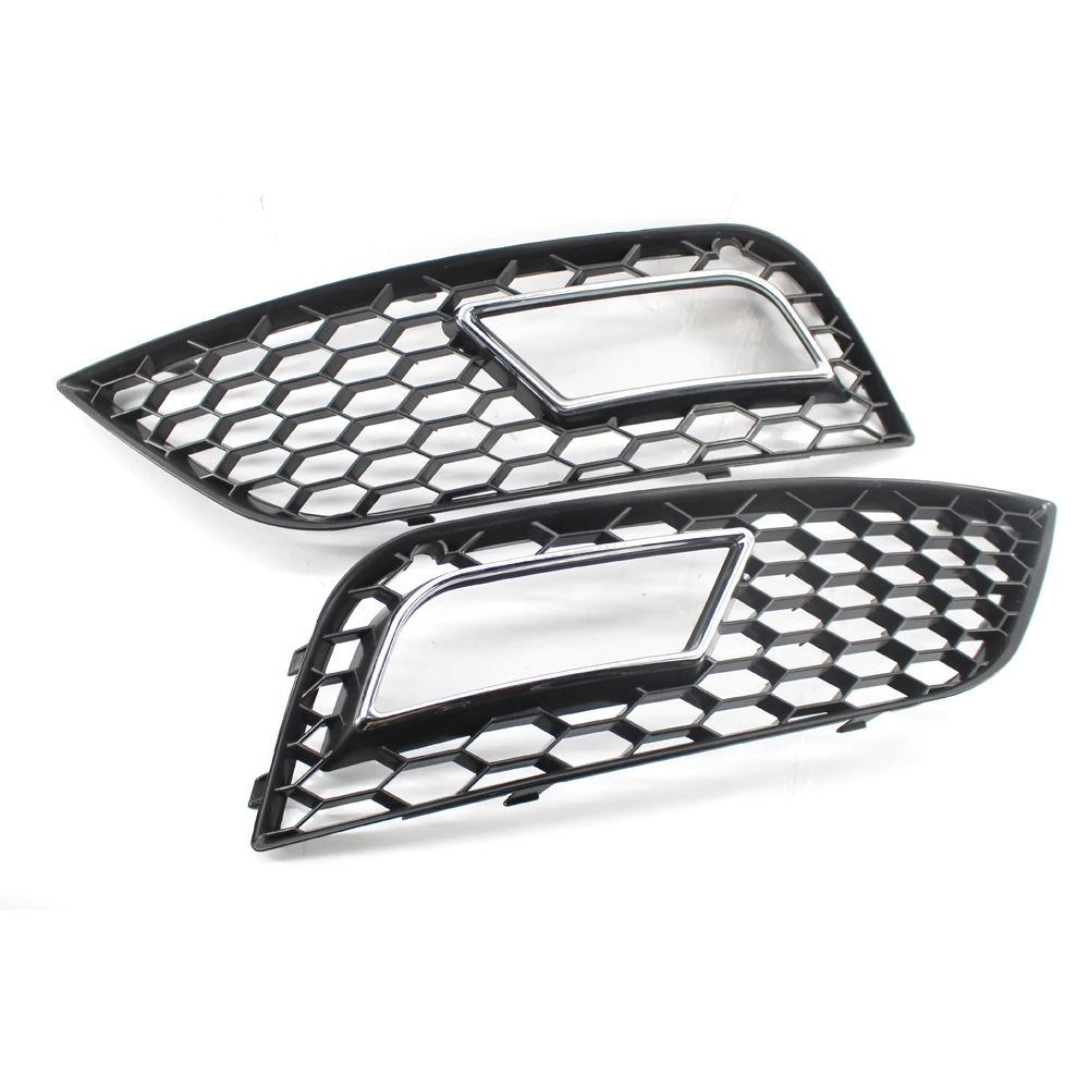 1 Pair FRONT BUMPER FOG LIGHT GRILLES - GLOSS BLACK for FOR A4 / A4 Quattro B9 2013-2015
1 Pair FRONT BUMPER FOG LIGHT GRILLES - GLOSS BLACK for FOR A4 / A4 Quattro B9 2013-2015
