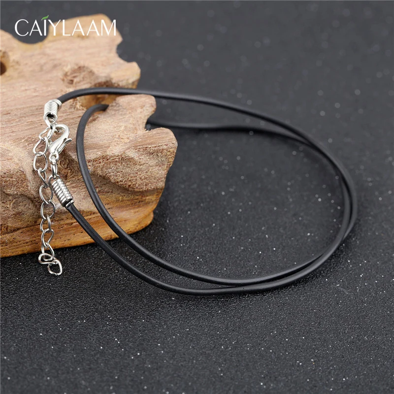 CAIYLAAM Wholesale 1.4 mm / 2.0 mm Leather Rope Chain Necklace Men Adjustable Chain Necklaces for Women Jewelry Accessories
CAIYLAAM Wholesale 1.4 mm / 2.0 mm Leather Rope Chain Necklace Men Adjustable Chain Necklaces for Women Jewelry Accessories
