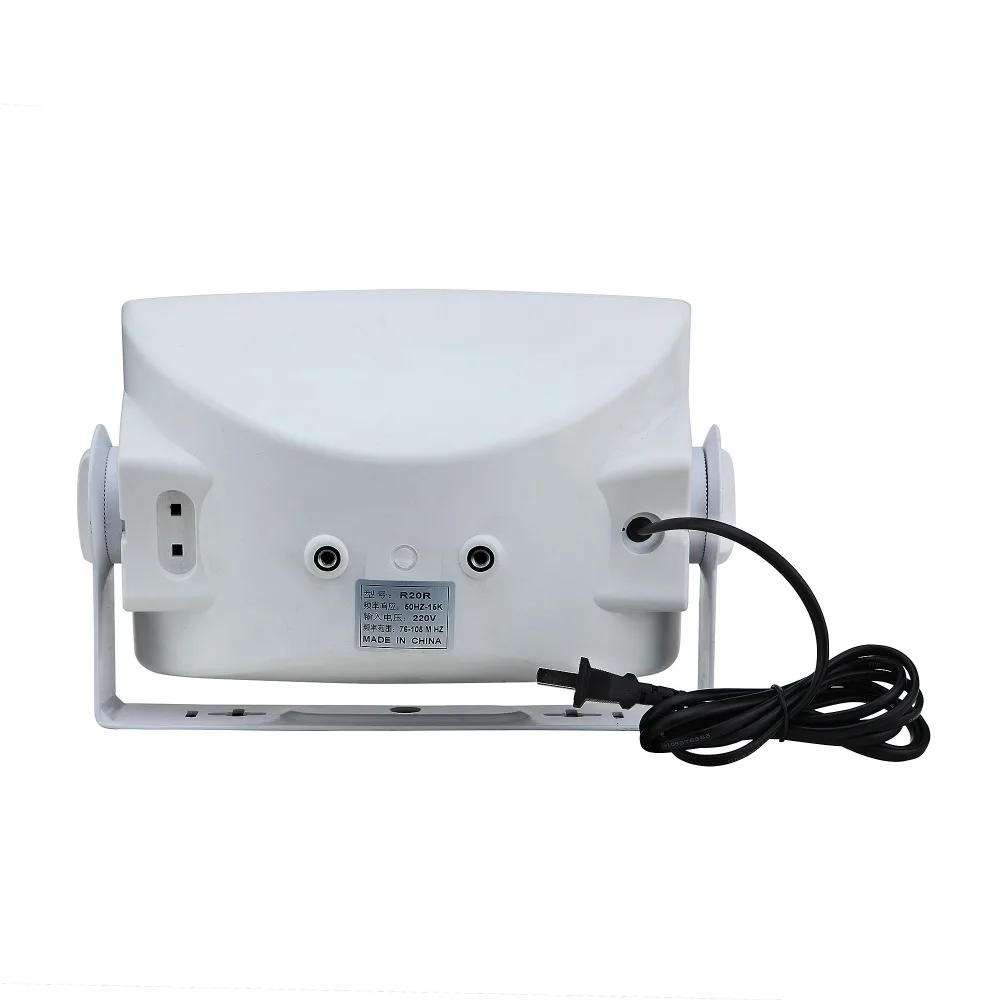 NIORFNIO 20 Watts White Bocinas Professional Audio FM Waterproof Speaker for Wireless Sound System 87-108 MHz Adjustable
NIORFNIO 20 Watts White Bocinas Professional Audio FM Waterproof Speaker for Wireless Sound System 87-108 MHz Adjustable