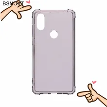 Case Xiaomi Mi Mix 2s Case Cover Xiaomi Mi Mix 2s Soft Clear Case Xiaomi Mi Mix 2s TPU Shockproof Thin Back Cover Funda Bumper(China)