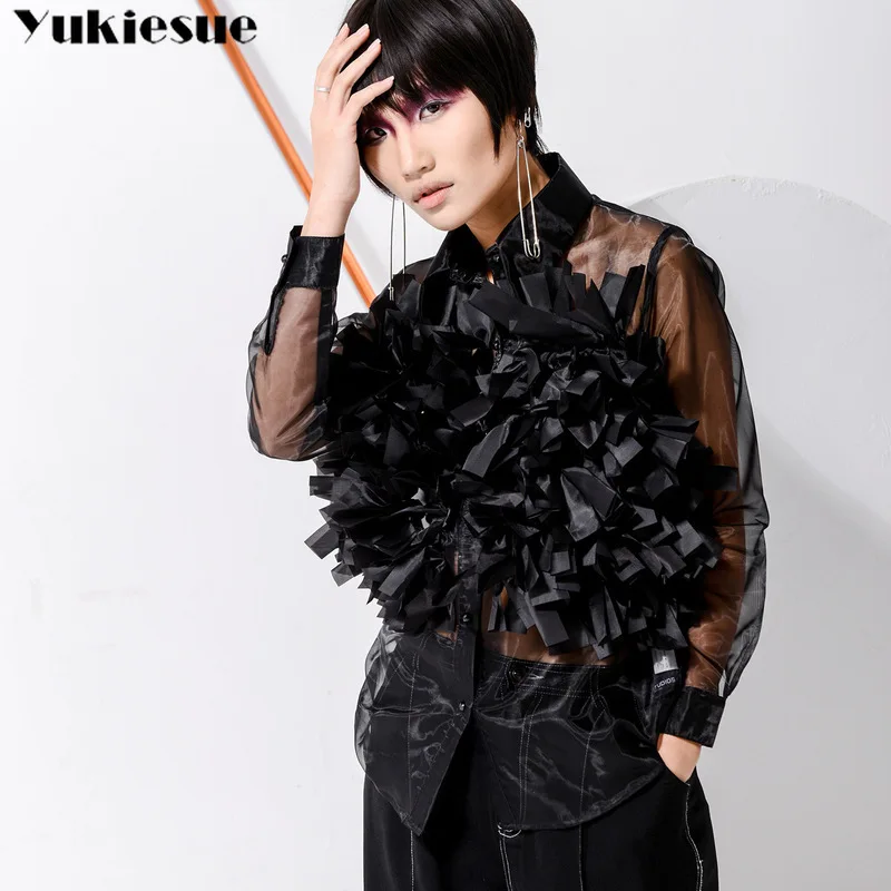 Harajuku floral blouse shirt women chiffon shirts Transparent long sleeve womens tops and blousess clothing blusas femininas
Harajuku floral blouse shirt women chiffon shirts Transparent long sleeve womens tops and blousess clothing blusas femininas