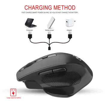 2.4GHz Wireless Ergonomic Vertical Mouse 2400dpi Adjustable 6-key Laptop Computer Mouse
2.4GHz Wireless Ergonomic Vertical Mouse 2400dpi Adjustable 6-key Laptop Computer Mouse