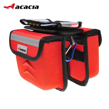 ACACIA Bicycle Tube Bag Bike Package Cycling Front Pocket Top Tube Frame Packet Pannier Double Bag Hard Shell Touch Phone Bag
ACACIA Bicycle Tube Bag Bike Package Cycling Front Pocket Top Tube Frame Packet Pannier Double Bag Hard Shell Touch Phone Bag